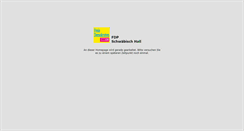 Desktop Screenshot of fdp-sha.de